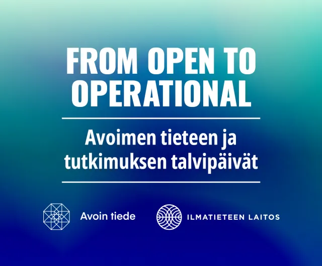 From open to operational. Avoimen tieteen ja tutkimuksen talvipäivät.