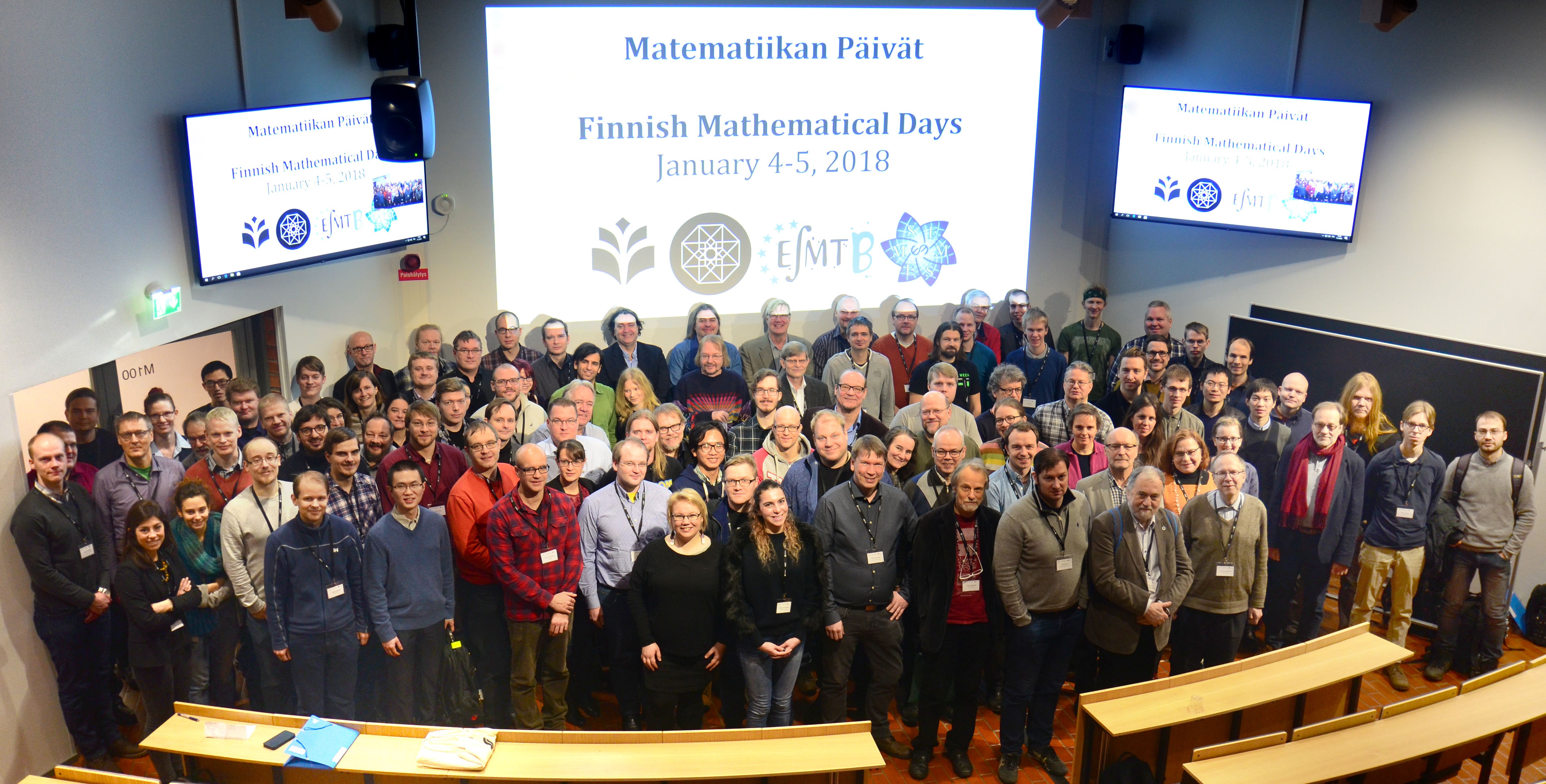 Gruppfoto på deltagarna i Matematikdagarna.