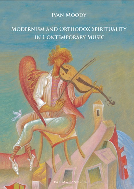 Pärmbild på monografin Modernism and Orthodox Spirituality in Contemporary Music.