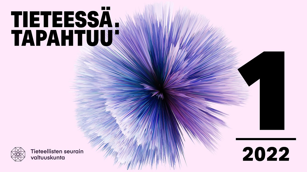 Tieteessä tapahtuu -lehden vuoden 2022 ensimmäisen numeron kansikuva.